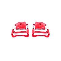 Power Stop 00-04 Cadillac DeVille Front Red Calipers w/Brackets - Pair
