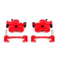 Power Stop 90-00 Honda Civic Front Red Calipers w/Brackets - Pair