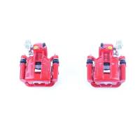 Power Stop 94-01 Ford Mustang Rear Red Calipers w/Brackets - Pair