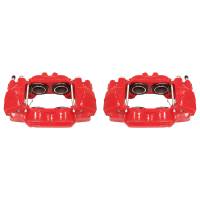 Power Stop 03-09 Toyota 4Runner Front Red Calipers w/o Brackets - Pair