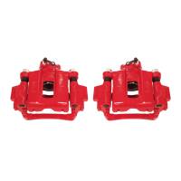Power Stop 03-09 Toyota 4Runner Rear Red Calipers w/Brackets - Pair
