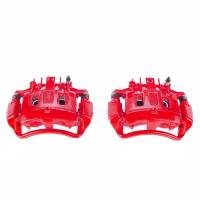Power Stop 2000 Ford Excursion Rear Red Calipers w/Brackets - Pair