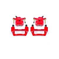 Power Stop 09-13 Subaru Forester Rear Red Calipers w/Brackets - Pair