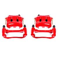 Power Stop 05-14 Ford Mustang Front Red Calipers w/Brackets - Pair