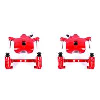 Power Stop 08-09 Buick Allure Rear Red Calipers w/Brackets - Pair