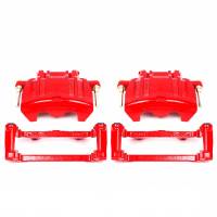 Power Stop 05-11 Chrysler 300 Front Red Calipers w/Brackets - Pair