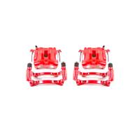 Power Stop 99-04 Jeep Grand Cherokee Front Red Calipers w/Brackets - Pair