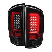 Spec'D Tuning Products - Spec-D 2002-2006 Dodge RAM 1500 2500 3500 LED Tail Lights -G2 (Jet Black Housing/Clear Lens) - Image 1