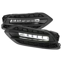 Spec'D Tuning Products - Spec-D 2019-2020 Honda HR-V LED Projector Fog Lights Kit (Chrome Housing/Clear Lens) - Image 1