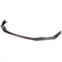 Spec'D Tuning Products - Spec-D 2017-2020 Lexus IS200t/IS300/IS350 Glossy Black/Red Trim 3PC Front Bumper Lip Splitter Kit - Image 1