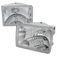 Spec'D Tuning Products - Spec-D 1993-1998 Jeep Grand Cherokee Factory Style Headlights (Chrome Housing/Clear Lens) - Image 1
