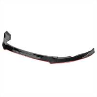 Spec'D Tuning Products - Spec-D 2009-2012 Nissan 370Z Glossy Black/Red Trim 3PC Front Bumper Lip Splitter Kit - Image 1