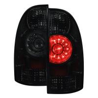 Spec'D Tuning Products - Spec-D 2005-2015 Toyota Tacoma LED Tail Lights (Chrome Housing/Dark Smoke Lens) - Image 1