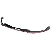 Spec'D Tuning Products - Spec-D 2019-2021 Mercedes Benz W205 C Class Glossy Black/Red Trim 3PC Front Bumper Lip Splitter Kit - Image 1