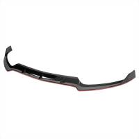 Spec'D Tuning Products - Spec-D 2015-2018 Mercedes Benz W205 C Class Glossy Black/Red Trim 3PC Front Bumper Lip Splitter Kit - Image 1