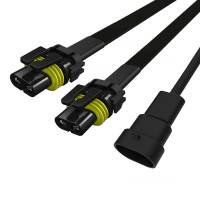 Spec'D Tuning Products - Spec-D Universal 10' 12 Gauge Fog Lights Wiring Harness w/ 2 Connectors - Image 1