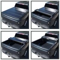 Spec'D Tuning Products - Spec-D 2007-2019 Chevrolet Silverado 1500 / GMC Sierra 1500 Crew Cab 5'8" Short Bed Hard Quad-Fold Tonneau Cover - Image 1