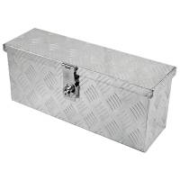 Spec'D Tuning Products - Spec-D Universal 20" Heavy Duty Silver Aluminum Tool Box w/ Lock & Keys - Image 1