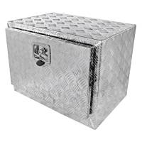 Spec'D Tuning Products - Spec-D Universal 24" Heavy Duty Silver Aluminum Underbody Truck Tool Box w/ T-Handle Latch, Lock, & Keys - Image 1