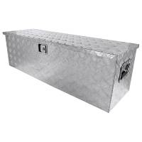 Spec'D Tuning Products - Spec-D Universal 44" Heavy Duty Silver Aluminum Truck Tool Box w/ Side Handles, Lock, & Keys - Image 1
