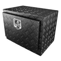 Spec'D Tuning Products - Spec-D Universal 24" Heavy Duty Black Aluminum Underbody Truck Tool Box w/ T-Handle Latch, Lock, & Keys - Image 1