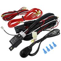 Spec'D Tuning Products - Spec-D Universal 16 Gauge Off Road LED Work Lights Wiring Harness Kit w/ Dual Relay, Fuse, & On/Off Switch - Image 1