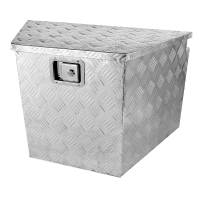 Spec'D Tuning Products - Spec-D Universal 15~29" Silver Heavy Duty Aluminum Truck Trailer Tongue Tool Box w/ Lock & Keys - Image 1