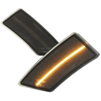 Spec'D Tuning Products - Spec-D 2019-2021 Ford Ranger 2PC LED Side Marker Lights (Chrome Housing/Smoke Lens) - Image 1