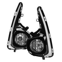 Spec'D Tuning Products - Spec-D 2018-2019 Toyota Yaris Hatchback H16 Fog Lights Kit (Chrome Housing/Clear Lens) - Image 1
