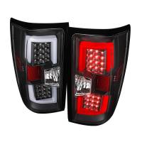 Spec'D Tuning Products - Spec-D 2014-2017 Chevrolet Silverado/ GMC Sierra 3500HD V2 LED Tail Lights (Chrome Housing/Clear Lens) - Image 1