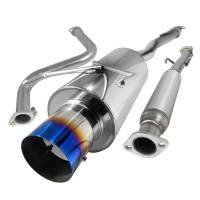 Spec'D Tuning Products - Spec-D 1990-1993 Honda Accord T-304 Stainless Steel N1 Style Catback Exhaust System w/ Burnt Tip - Image 1