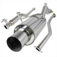 Spec'D Tuning Products - Spec-D 2001-2005 Honda Civic EX HX Si Coupe T-304 Stainless Steel N1 Style Catback Exhaust System - Image 1