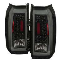 Spec'D Tuning Products - Spec-D 2015-2020 Chevrolet Tahoe/Suburban LS LT LTZ Premier LED Tail Lights (Glossy Black Housing/Smoke Lens) - Image 1