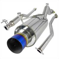 Spec'D Tuning Products - Spec-D 2001-2005 Honda Civic EX HX Si N1 Style Catback Exhaust System (Burnt Tip) - Image 1
