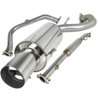 Spec'D Tuning Products - Spec-D 1995-1999 Mitsubishi Eclipse Non-Turbo T-304 Stainless Steel N1 Style Catback Exhaust System - Image 1