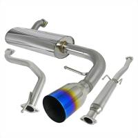 Spec'D Tuning Products - Spec-D 1988-1991 Honda Civic H/B DX Si Hatchback T-304 Stainless Steel N1 Style Catback Exhaust System w/ Burnt Tip - Image 1