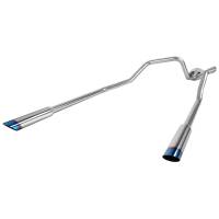 Spec'D Tuning Products - Spec-D 2004-2008 Ford F-150 4.6L/5.4L V8 SuperCab SuperCrew Dual Catback Exhaust System w/ Slanted Burnt Tips - Image 1