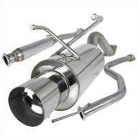 Spec'D Tuning Products - Spec-D 1992-1995 Honda Civic Hatchback T-304 Stainless Steel N1 Style Catback Exhaust System - Image 1
