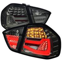 Spec'D Tuning Products - Spec-D 2005-2008 BMW E90 3 Series Sedan LED Tail Lights (Chrome Housing/Smoke Lens) - Image 1