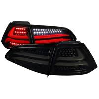 Spec'D Tuning Products - Spec-D 2015-2017 Volkswagen Golf/GTI LED Tail Lights (Glossy Black Housing/Smoke Lens) - Image 1