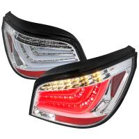 Spec'D Tuning Products - Spec-D 2004-2007 BMW E60 5 Series Sedan LED Tail Lights (Chrome Housing/Clear Lens) - Image 1