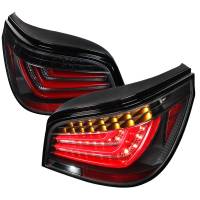 Spec'D Tuning Products - Spec-D 2004-2007 BMW E60 5 Series Sedan LED Tail Lights (Black Housing/Clear Lens) - Image 1