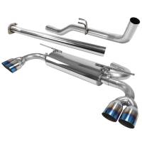 Spec'D Tuning Products - Spec-D 2009-2014 Hyundai Genesis Coupe 2.0T T-304 Stainless Steel Catback Exhaust System w/ Burnt Tip - Image 1
