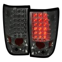 Spec'D Tuning Products - Spec-D 2004-2015 Nissan Titan LED Tail Lights (Chrome Housing/Smoke Lens) - Image 1