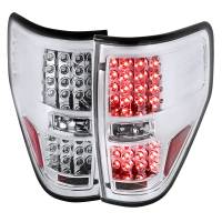 Spec'D Tuning Products - Spec-D 2009-2014 Ford F-150 LED Tail Lights (Chrome Housing/Clear Lens) - Image 1