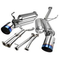 Spec'D Tuning Products - Spec-D 2003-2007 Infiniti G35 Coupe Stainless Steel Dual Catback Exhaust System (Burnt Tip) - Image 1