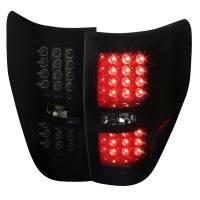 Spec'D Tuning Products - Spec-D 2009-2014 Ford F-150 LED Tail Lights (Glossy Black Housing/Smoke Lens) - Image 1