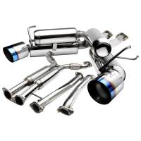 Spec'D Tuning Products - Spec-D 2003-2009 Nissan 350Z Coupe/Convertible T-304 Stainless Steel N1 Style Dual Catback Exhaust System w/ Burnt Tips - Image 1