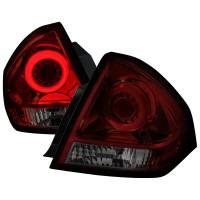 Spec'D Tuning Products - Spec-D 2006-2013 Chevrolet Impala/ 2014-2016 Impala Limited LED Tail Lights (Chrome Housing/Red Smoke Lens) - Image 1