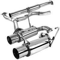 Spec'D Tuning Products - Spec-D 2008-2014 Subaru Impreza WRX STI Sedan T-304 Stainless Steel N1 Style Dual Catback Exhaust System - Image 1